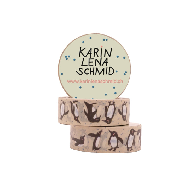 Karin Lena Schmid - Washitape "Pinguin"