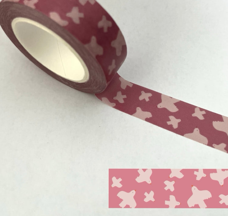 Karin Lena Schmid - Washitape "Rosa Vogel"