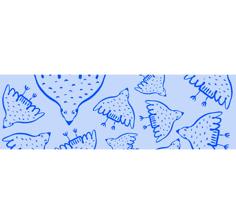 Karin Lena Schmid - Washitape "Blaue Vögel"