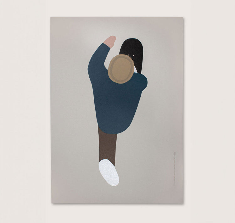 Kollegg - Plakat "Skateboarder"