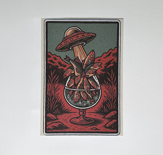 MYLLUA - Karte oder Plakat "Komm"