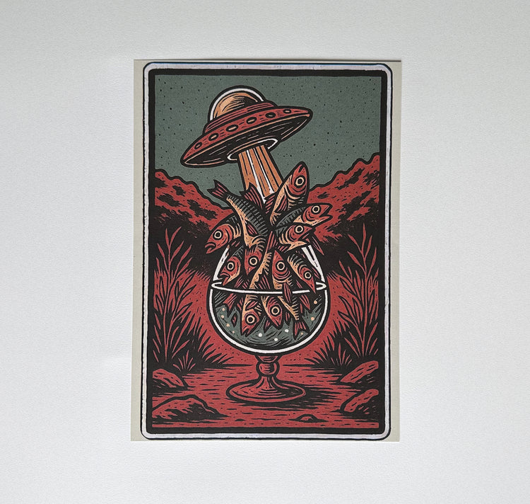 MYLLUA - Karte oder Plakat "Komm"