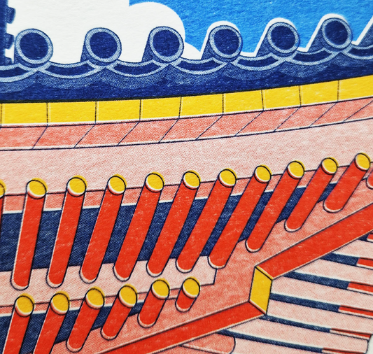 Kristell Silva Tancun - Poster A5 "Tempio"