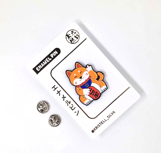 Kristell Silva Tancun - Pin "Shiba Fuck"