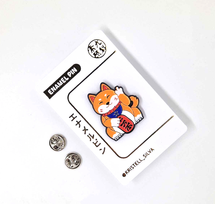 Kristell Silva Tancun - Pin "Shiba Fuck"