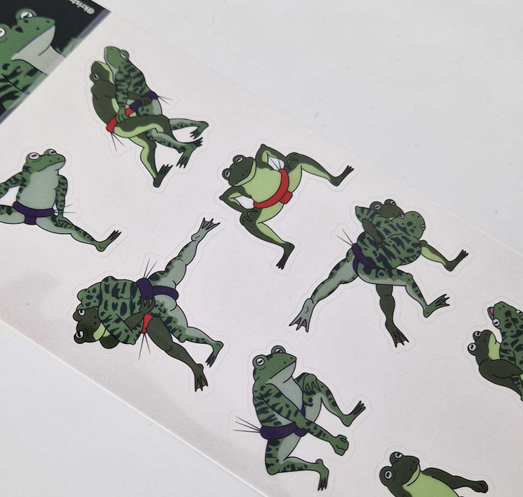 Kristell Silva Tancun - Foglio di adesivi "Sumo Frog"
