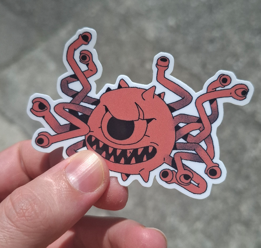 Kritzelbauer – Sticker "Beholder"