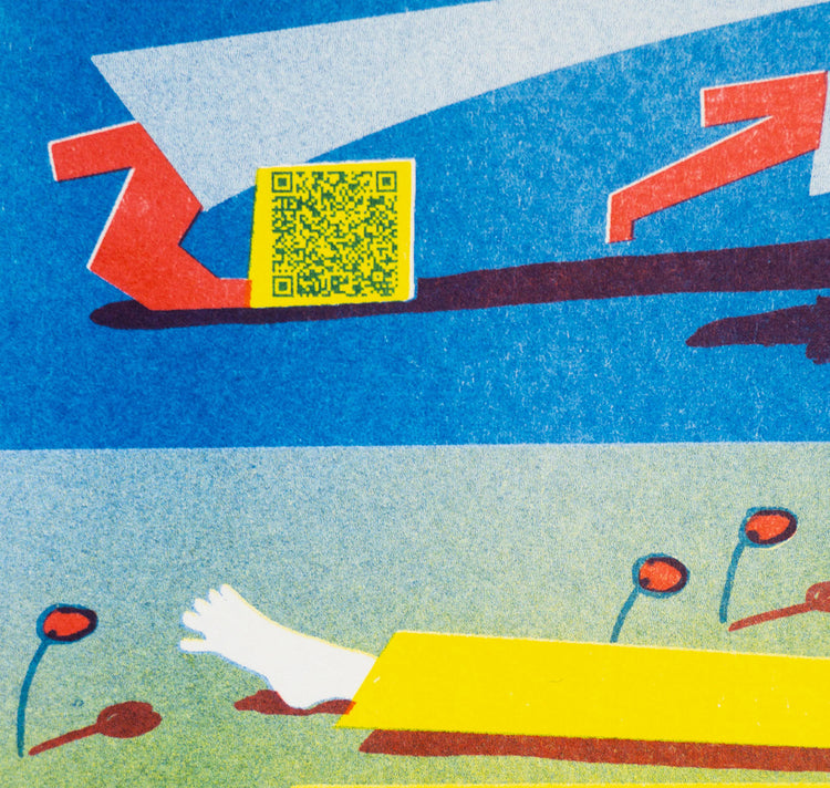 Adelina Lahr - Plakat "Pause!" (gelb)