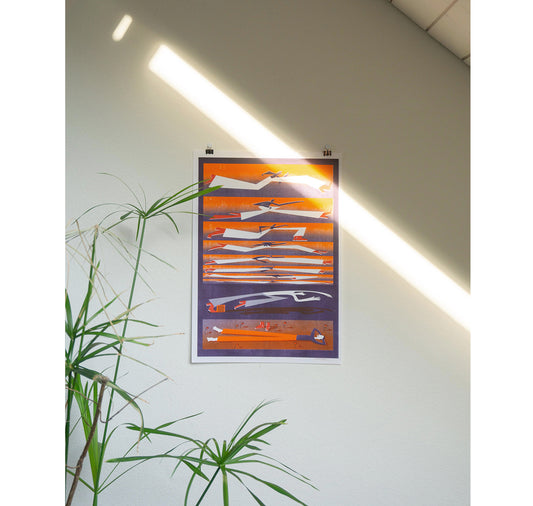 Adelina Lahr - Plakat "Pause!" (violet)