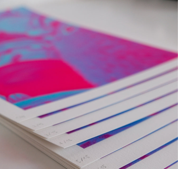 Lionel David - Stampa artistica "Cigno"