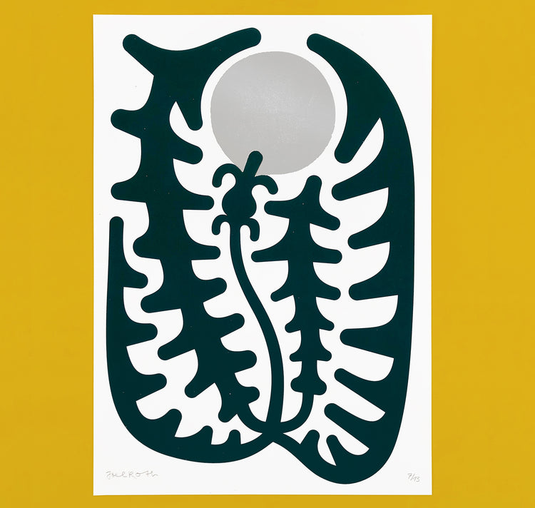 Joël Roth - Poster "Tarassaco" (argento)