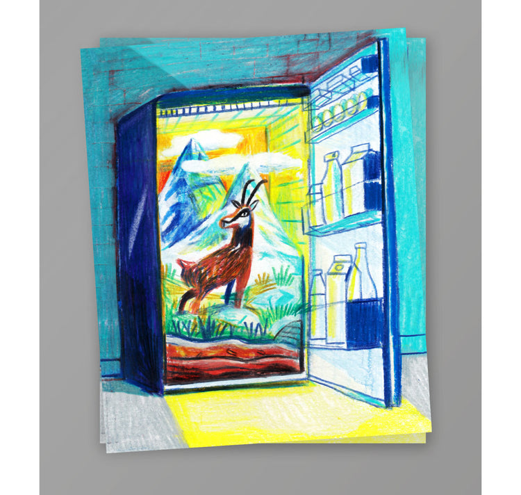 Luigi Olivadoti - Karte "Kühlschrank"