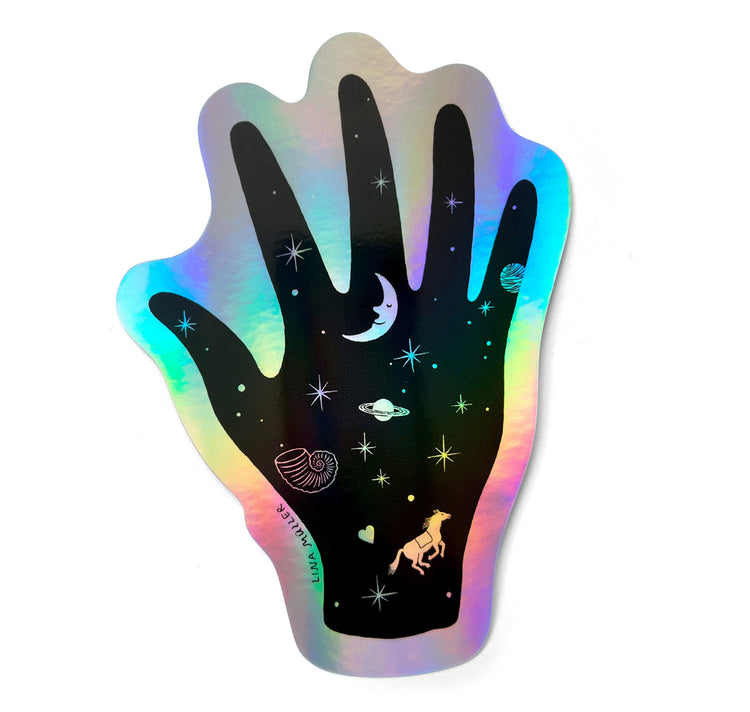 Lina Müller - Sticker "Magical Hands"