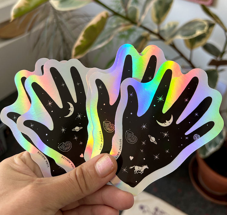 Lina Müller - Sticker "Magical Hands"