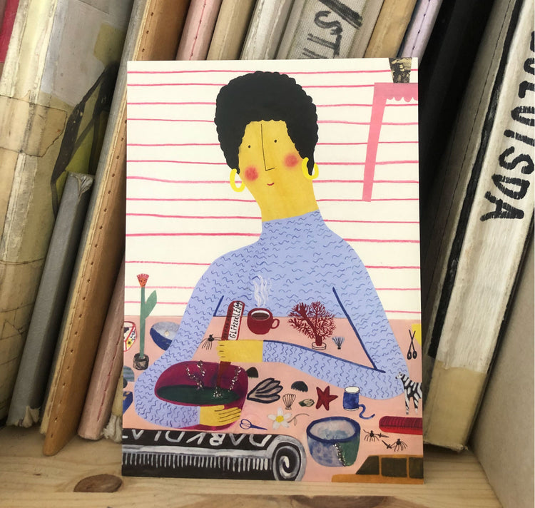 Martina Walther - Postkarte "Alberta Brocante"