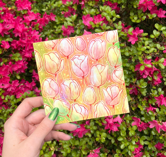 Mavie Steffanina - Biglietto "FIORI ROSA"