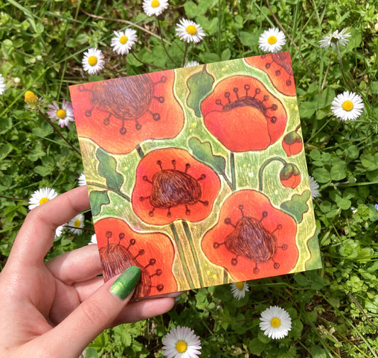 Mavie Steffanina - Biglietto "FIORI ROSSI"