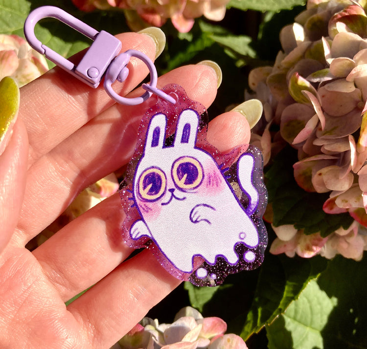 Mavie Steffanina - Portachiavi "GHOST KITTY"