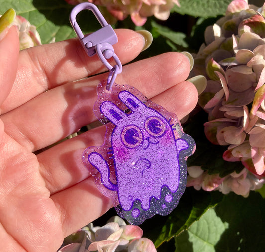 Mavie Steffanina - Portachiavi "GHOST KITTY"