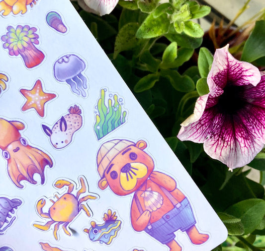 Mavie Steffanina - Stickersheet "Sea Creatures"