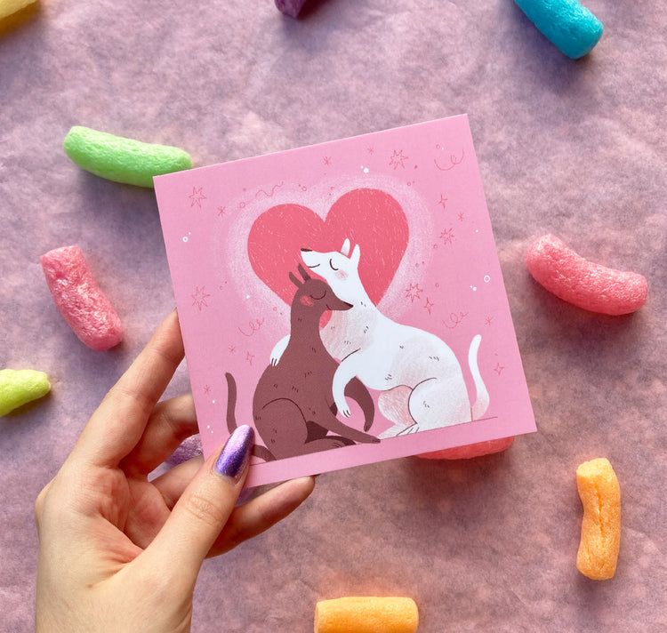 Mavie Steffanina - Biglietto "Amore tra cuccioli"