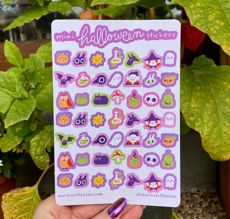Mavie Steffanina - Stickersheet "Mini Halloween"
