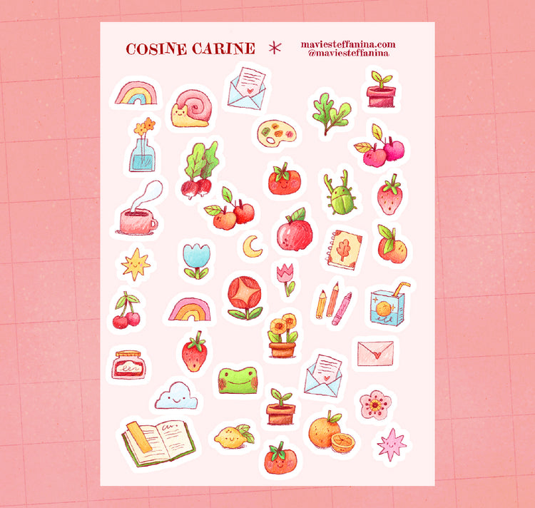 Mavie Steffanina - Stickers "COSINE CARINE"