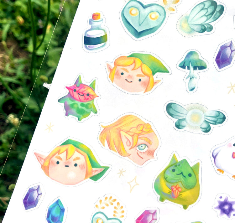 Mavie Steffanina - Stickersheet "ZELDA COLLECTION"