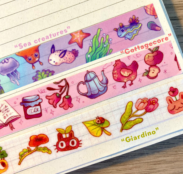 Mavie Steffanina - Washitape "SEA CREATURE"