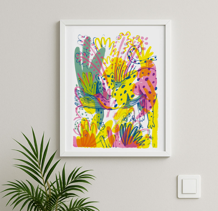 Meret Glausen - Poster "Leopardo"