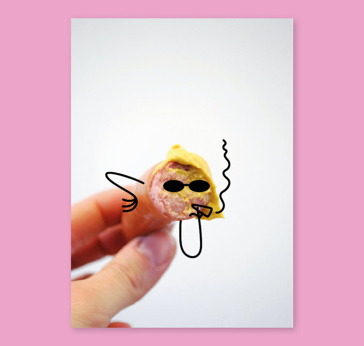 Meret Glausen - Cartoline "Würstli"