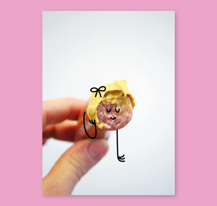 Meret Glausen - Cartoline "Würstli"