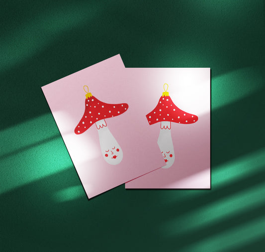 Milena Schnell - Postkarte "Pilz"