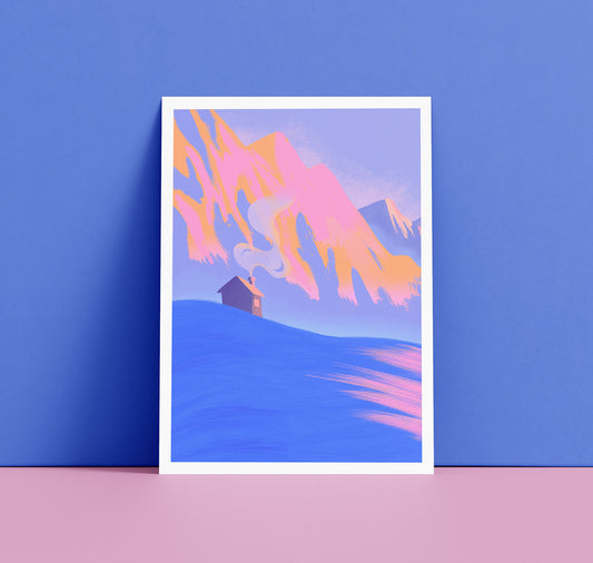 Suzanne Weber - Poster "Montaggio al tramonto"