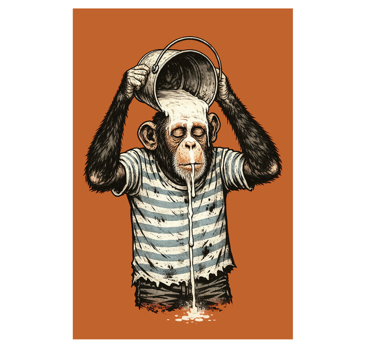 MYLLUA - Karte oder Plakat "Chübeli um"