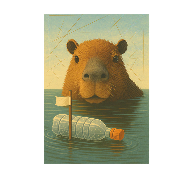 MYLLUA - Karte oder Plakat "Tschüss"