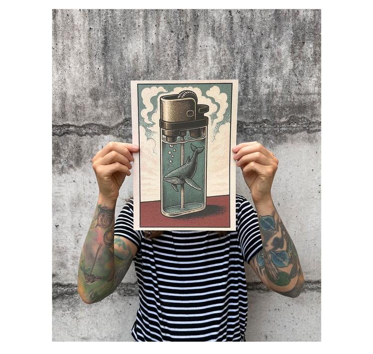 MYLLUA - Karte oder Plakat "Gaslighting"