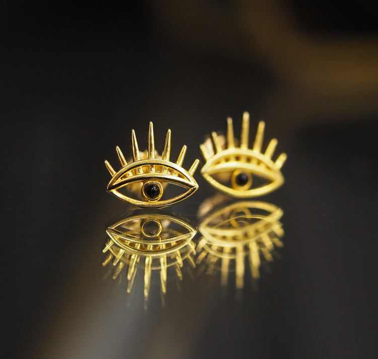 Sandra Staub x Evelyne-M - Ohrstecker Mini "Auge" (gold)