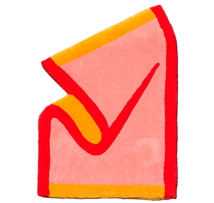 ELKANICO - Teppich "FOPLI" (Fragola)