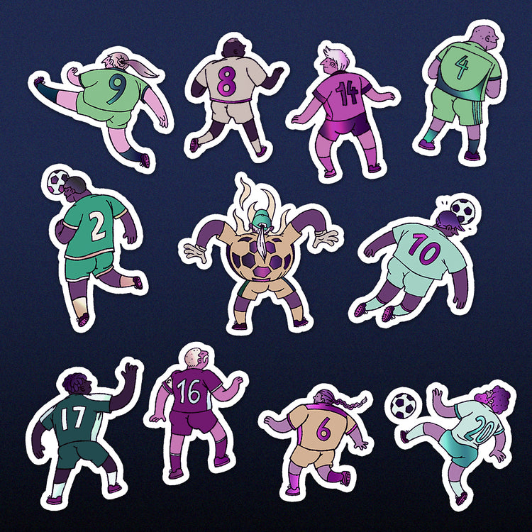 Olivier Samter - Sticker-Set "Play the Game"