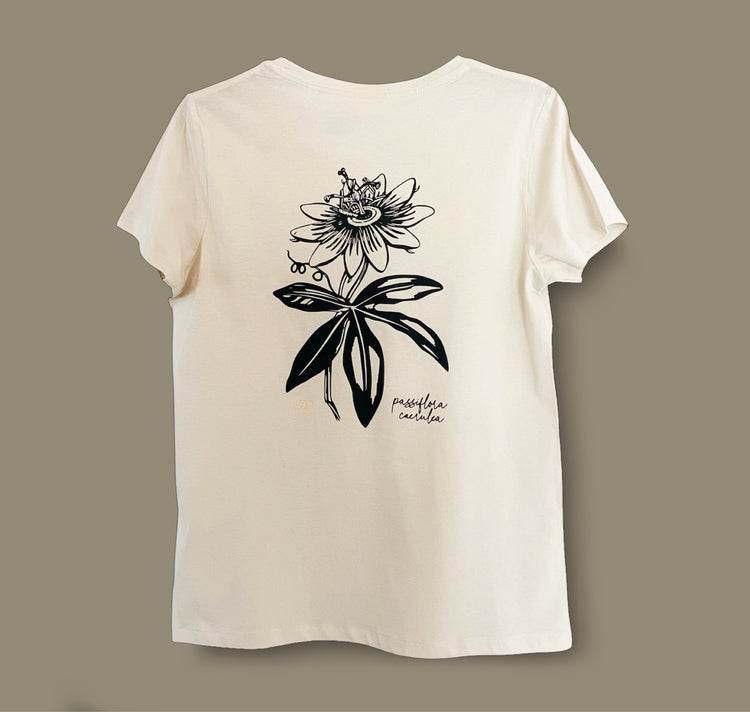 GINNY - Maglietta unica "Passiflora caeruela" per ragazze (M)