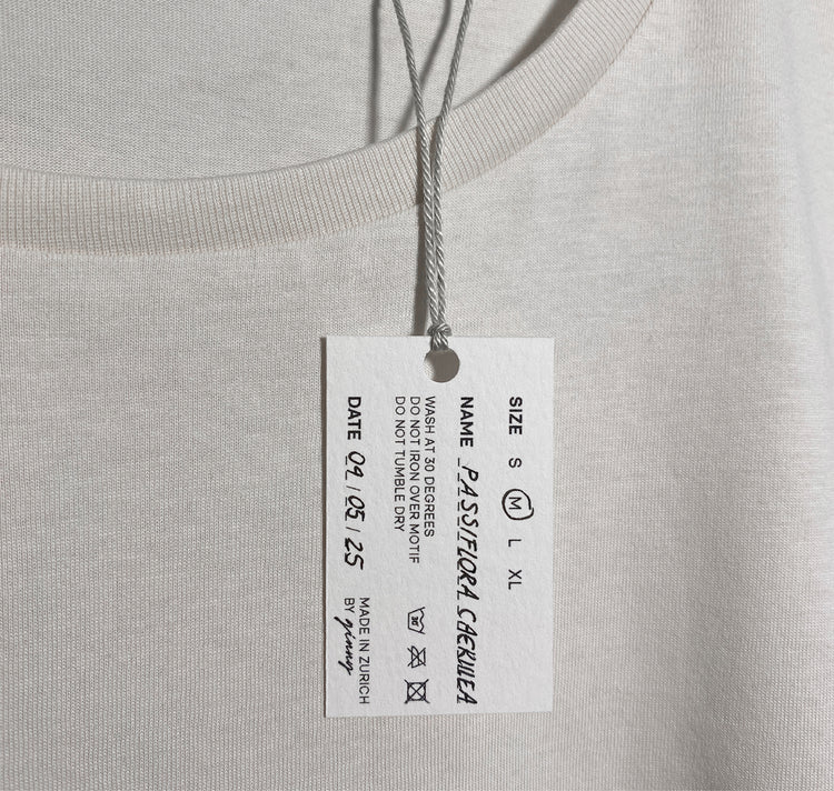 GINNY - Maglietta unica "Passiflora caeruela" per ragazze (M)