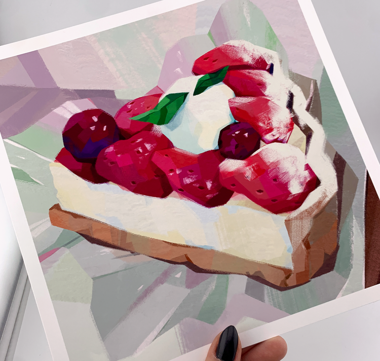 Pim Poli - Print "Strawberry Cake"