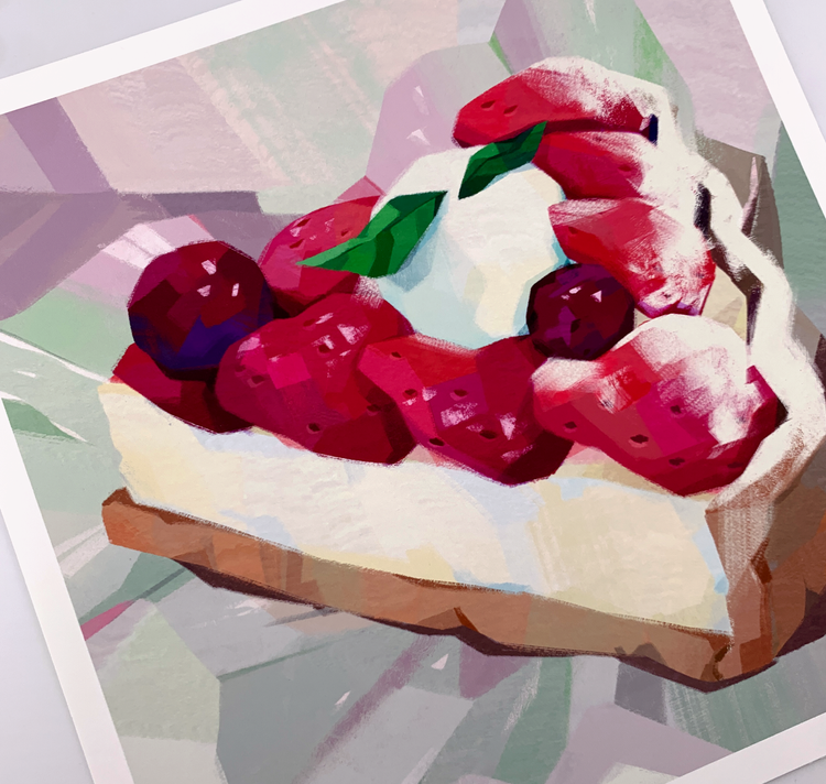 Pim Poli - Print "Strawberry Cake"