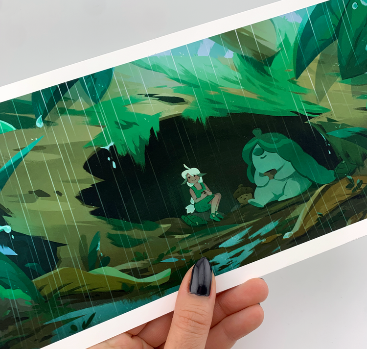 Pim Poli - Affiche « Tiny World Rain »