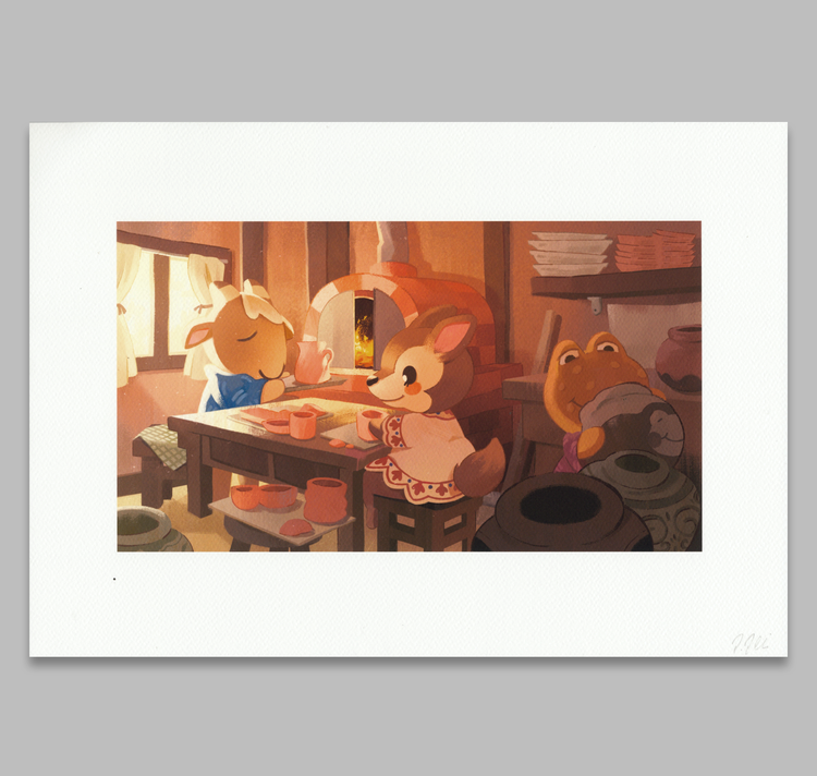 Pim Poli - Poster "Negozio di ceramiche"