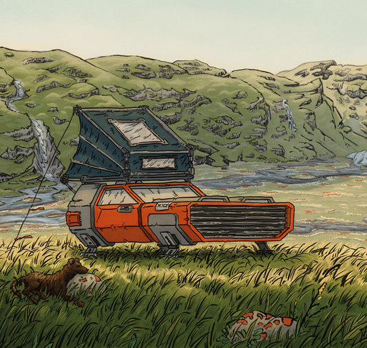 Hyperraumverlag - Poster "Camp" (a colori)