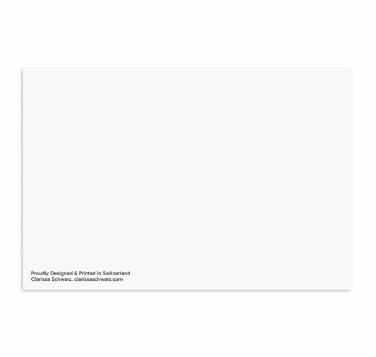 Clarissa Schwarz - Postkarte "Der Bär und das Mädchen"