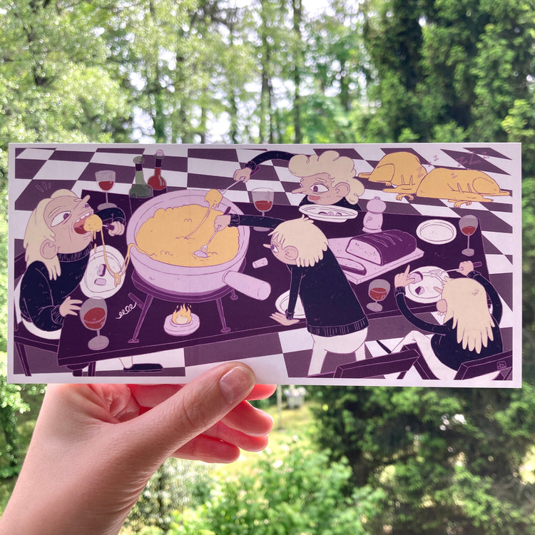 Amélie Cochet - Set de cartes postales "Space-Dudes Monkey & Cat"