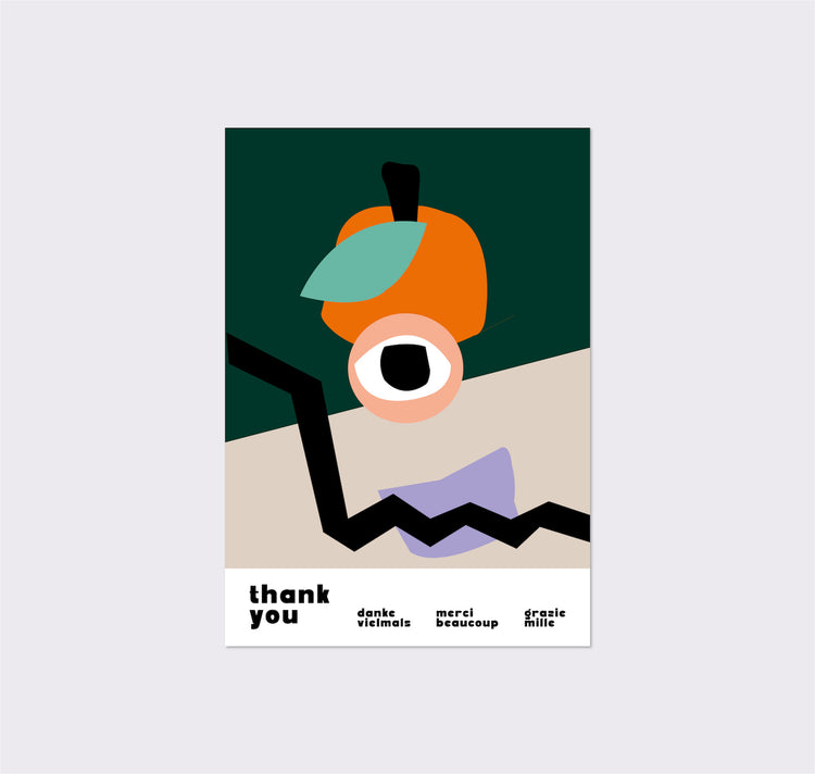 GINNY - Set di cartoline "Grazie" (6 cartoline)